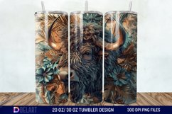 3D Vintage Buffalo Tumbler Wrap Product Image 1