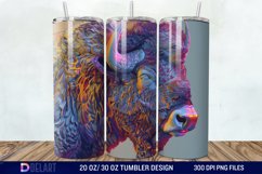 3D Vintage Buffalo Tumbler Wrap Product Image 1