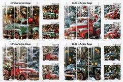 Vintage Truck Christmas Tumbler Bundle Product Image 5