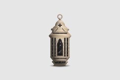 3d vintage islamic lantern design illustration Product Image 2