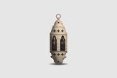 3d vintage islamic lantern design isolated Product Image 2