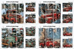 Vintage Truck Christmas Tumbler Bundle Product Image 3
