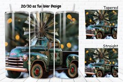3D Vintage Truck 20/30oz Skinny Tumbler Product Image 1
