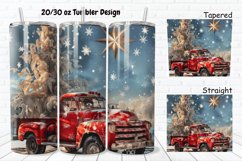 3D Vintage Truck 20/30oz Skinny Tumbler Product Image 1