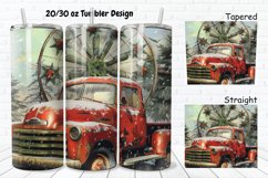 3D Vintage Truck 20/30oz Skinny Tumbler Product Image 1