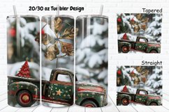 3D Vintage Truck 20/30oz Skinny Tumbler Product Image 1