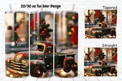 3D Vintage Truck 20/30oz Skinny Tumbler Product Image 1