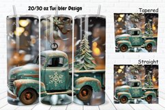3D Vintage Truck 20/30oz Skinny Tumbler Product Image 1