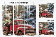 3D Vintage Truck 20/30oz Skinny Tumbler Product Image 1