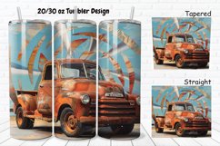 3D Vintage Truck 20/30oz Skinny Tumbler Product Image 1
