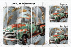 3D Vintage Truck 20/30oz Skinny Tumbler Product Image 1