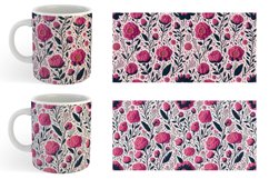 3D Vintage Wildflower Mug sublimation design Product Image 3