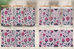 Glass Can Wraps 3D Vintage Wildflower Product Image 5