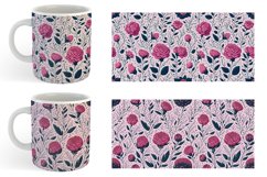 3D Vintage Wildflower Mug sublimation design Product Image 5