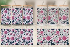 Glass Can Wraps 3D Vintage Wildflower Product Image 6