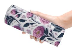 3D Vintage Wildflower Tumbler Sublimation Wrap Product Image 2