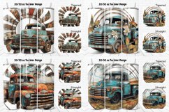 3D Vintage Truck Tumbler Bundle Product Image 4