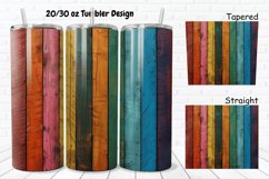 3D Vintage Wood Boards 20/30oz Skinny Tumbler Product Image 1