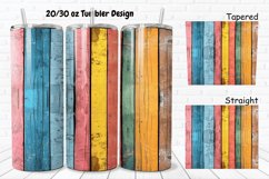 3D Vintage Wood Boards 20/30oz Skinny Tumbler Product Image 1