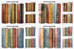 3D Vintage Wood Boards Tumbler Bundle Product Image 3