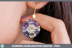 Gorgeous3D Round Earrings design.