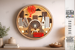 3D Layered Wall Art Laser Cut Bundle | Modern Home Interior Product Image 2