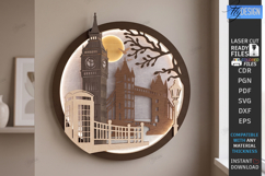3D Wall Decor Laser Cut Bundle | Layered Wall Art | CNC File Product Image 15