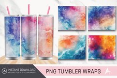 3D Watercolor Background Tumbler wrap Product Image 1