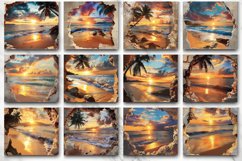 3D Watercolor Fall Tumbler Wrap Bundle Product Image 3