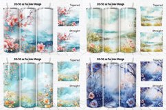 3D Watercolor Scenery Tumbler Bundle Product Image 3