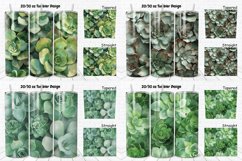 3D Watercolor Succulent Tumbler Bundle Product Image 2