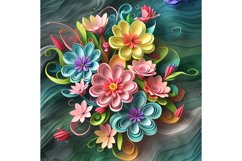 20 Oz 3D Soft Colors Flowers Tumbler Sublimation Warps Product Image 6