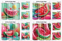 3D Watermelon Inflated Tumbler Bundle Product Image 4