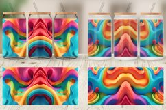 Glass Can Wraps 3D Wave Liquid Product Image 4