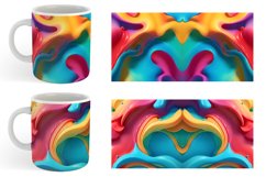 3D Wave Liquid Mug sublimation design Product Image 4