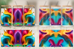 Glass Can Wraps 3D Wave Liquid Product Image 5