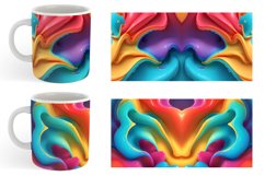 3D Wave Liquid Mug sublimation design Product Image 6