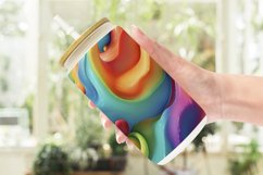 Glass Can Wraps 3D Wave Liquid Product Image 6