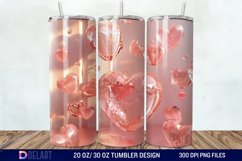 3D Western Heart Tumbler Wrap Product Image 1