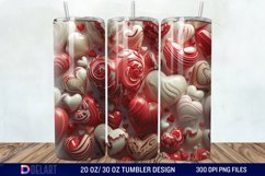 3D Western Heart Tumbler Wrap Product Image 1