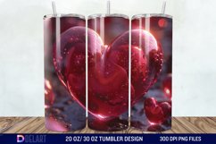 3D Western Heart Tumbler Wrap Product Image 1
