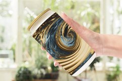 3D Whirlpool Gold Color Glass Can Wraps Product Image 2