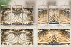 3D Whirlpool Gold Color Glass Can Wraps Product Image 3