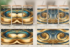 3D Whirlpool Gold Color Glass Can Wraps Product Image 4