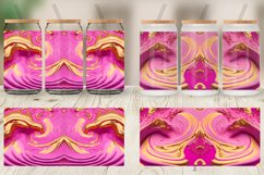 3D Whirlpool Gold Pink Glass Can Wraps Product Image 4