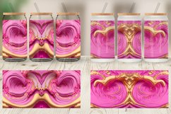 3D Whirlpool Gold Pink Glass Can Wraps Product Image 5