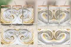3D Whirlpool White Gold Glass Can Wraps Product Image 4