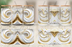 3D Whirlpool White Gold Glass Can Wraps Product Image 5