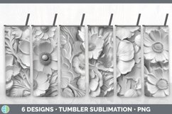 Bundle of six 3D Anemones Tumbler designs.