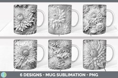 Bundle of six 3D Mug Wrap designs.